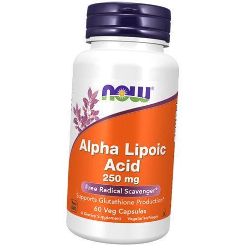 Кислота альфа липоевая Alpha Lipoic Acid 250 60 вег. капс. (70128005)