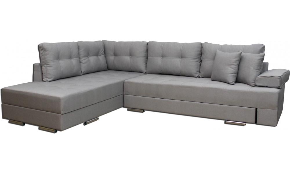 Диван кутовий Garnitur.plus Палермо SKY Сірий (DP-2017)