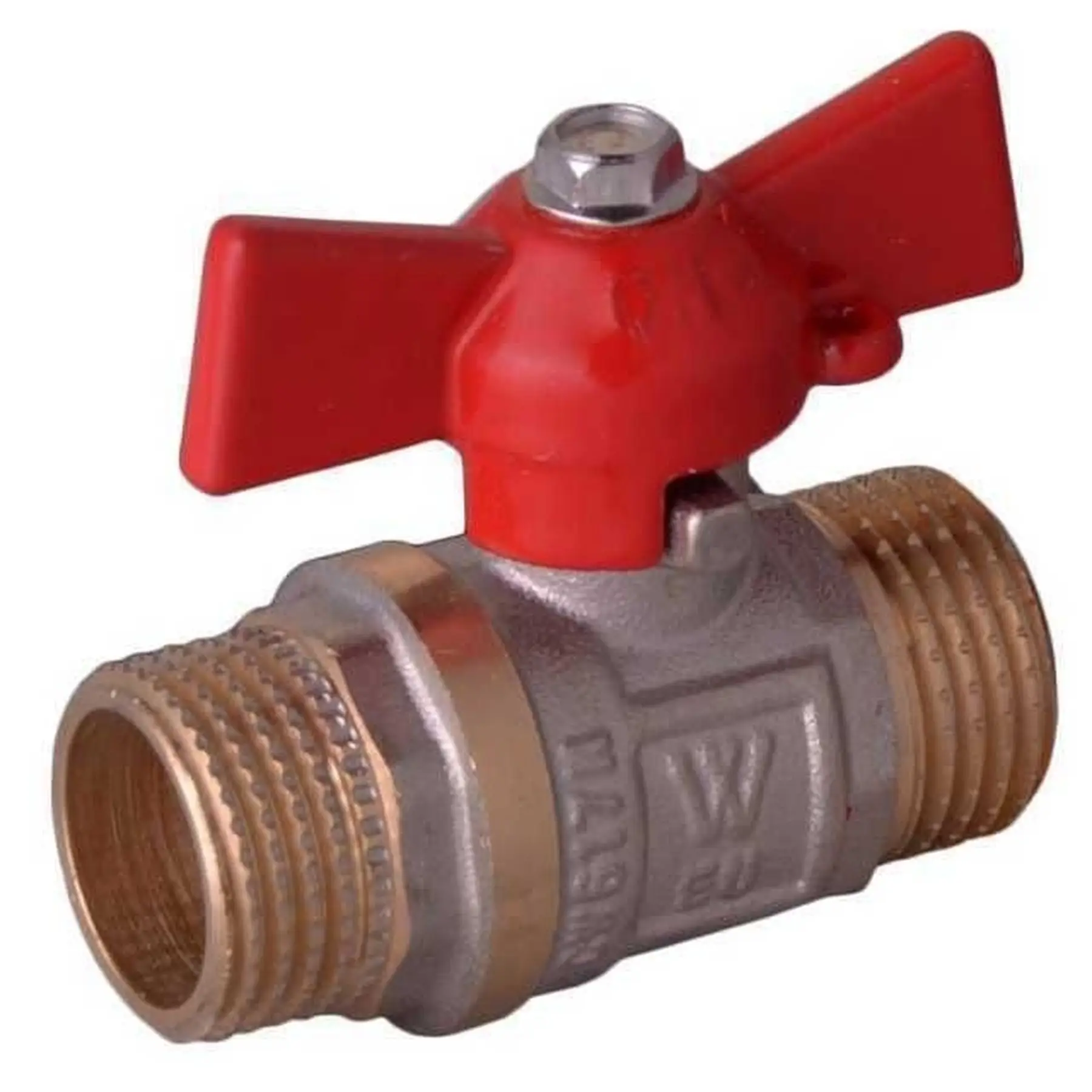 Кран кульовий прямий Water Valve NV-V Q022 1/2"НН КБ (GSR-000010228)