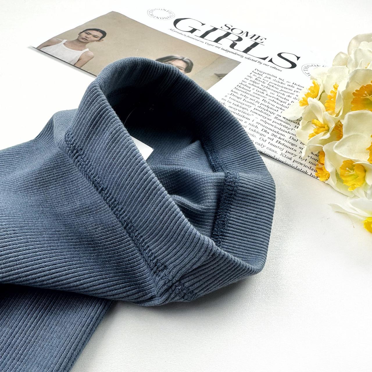 Лосини дитячі в рубчик 98 см Сірий (2181030645) - фото 2 Лосини дитячі в рубчик 98 см Сірий (2181030645) - фото 2