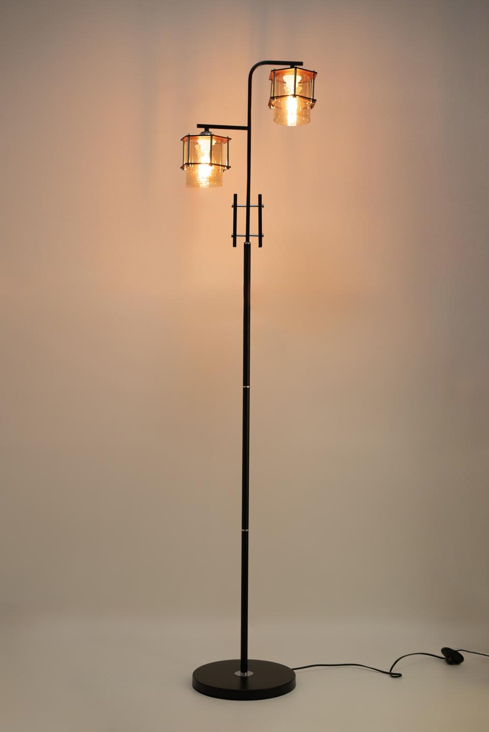 Торшер LK-731F/2 E27 BK+CH (25-433) - фото 2 Торшер LK-731F/2 E27 BK+CH (25-433) - фото 2