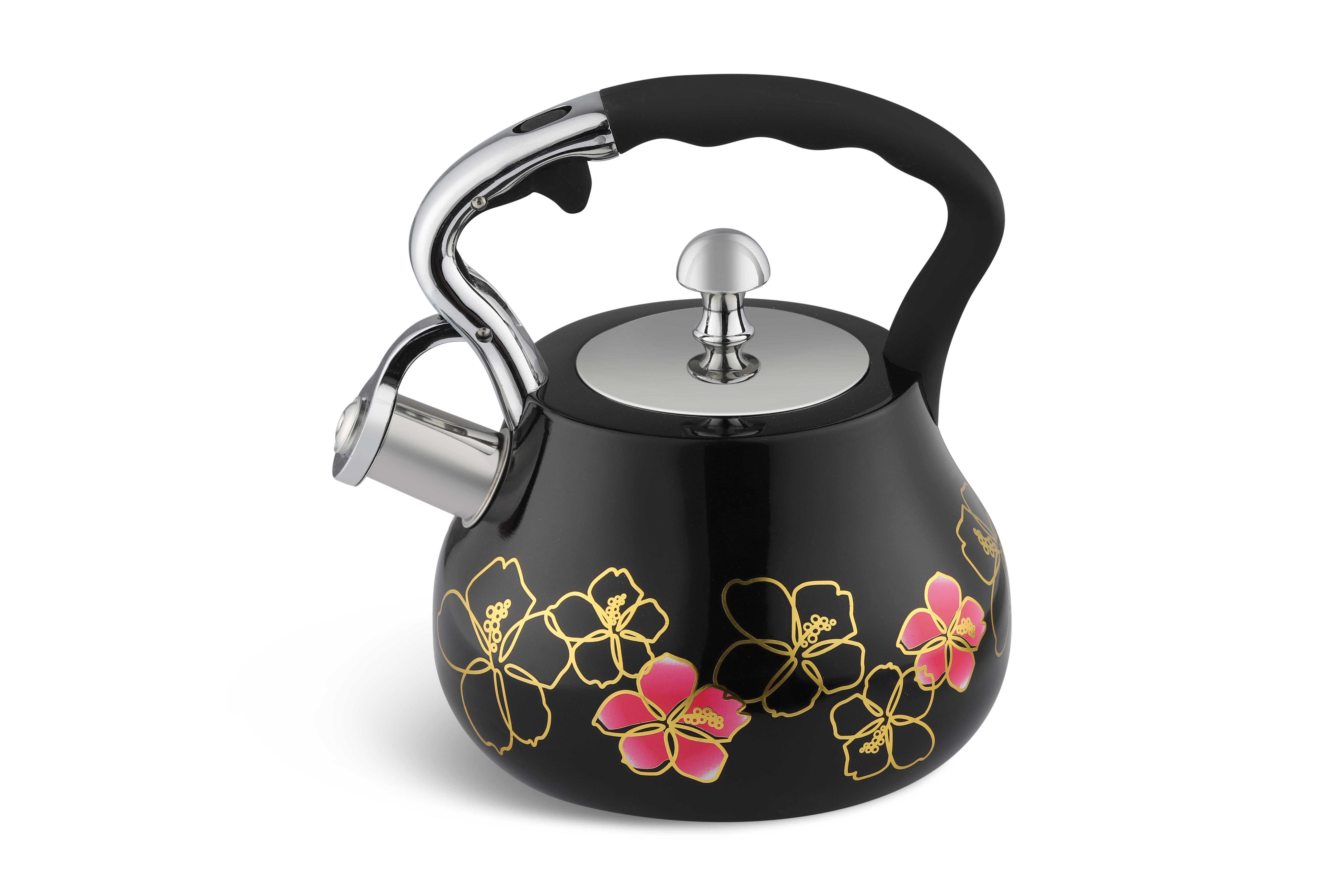 Чайник Edenberg со свистком из нержавеющей стали 3 л (EB-8842-black)