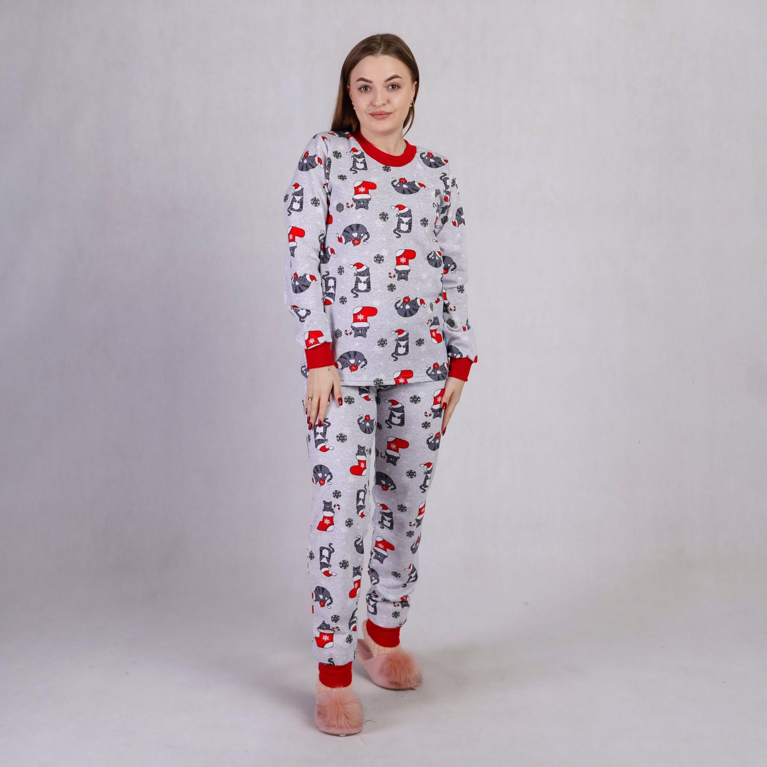 Пижама женская теплая GO-IN TN1-2105 р. 46-48 Серый - фото 2 Пижама женская теплая GO-IN TN1-2105 р. 46-48 Серый - фото 2