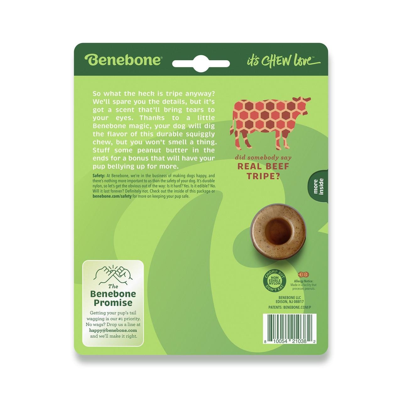 Іграшка для собак Benebone Tripe Bone Beef Черево зі смаком яловичого рубця S до 13 кг (510200) - фото 3