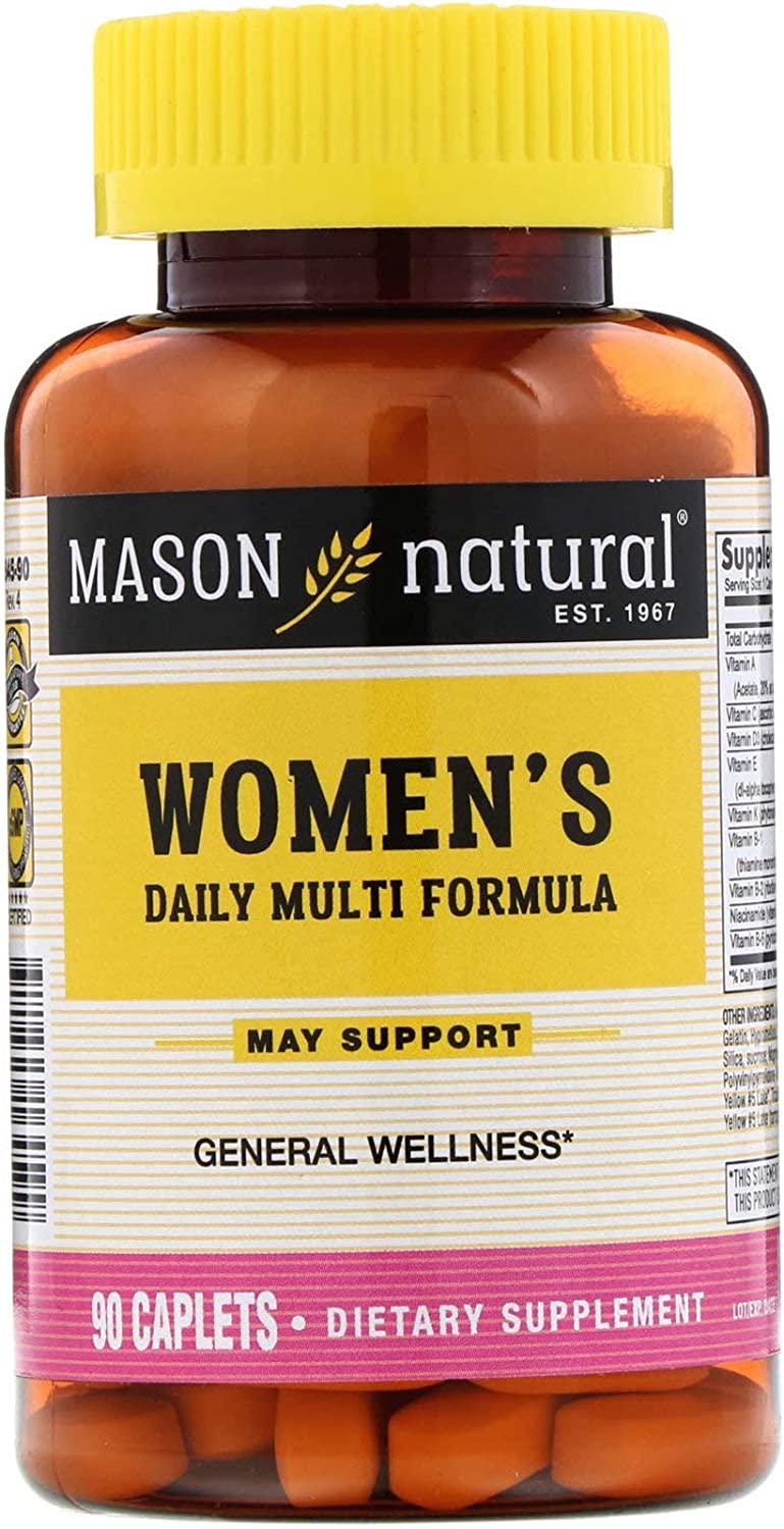 Мультивітаміни Mason Naturals Women's Daily Multi Formula 90 Caplets