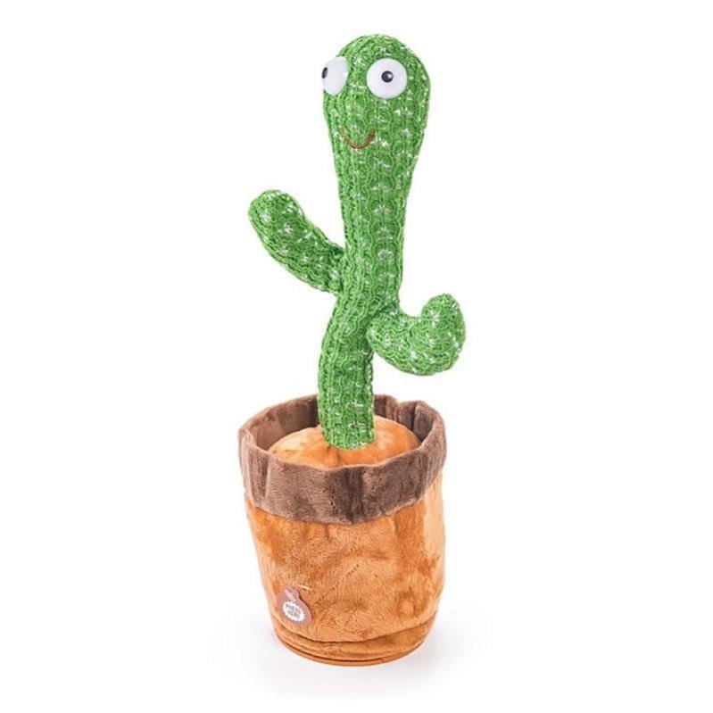 Музыкальная игрушка Танцующий кактус Dancing Cactus с подсветкой (17061)