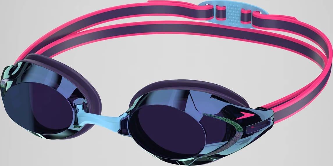 Очки для плавания Speedo VANQ 3.0 MIR One Size Фиолетовый/Серый (38100404)