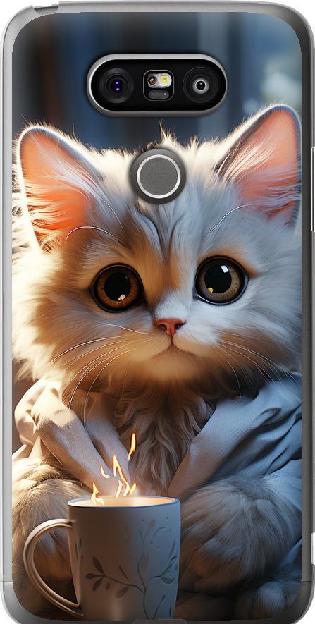Чехол на LG G5 H860 White cat (5646u-348-42517)