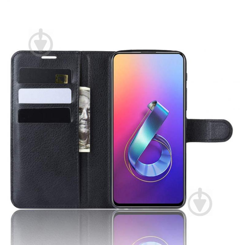 Чохол-книжка Litchie Wallet для Asus Zenfone 6 ZS630KL Black (hub_lMPx78761) - фото 6