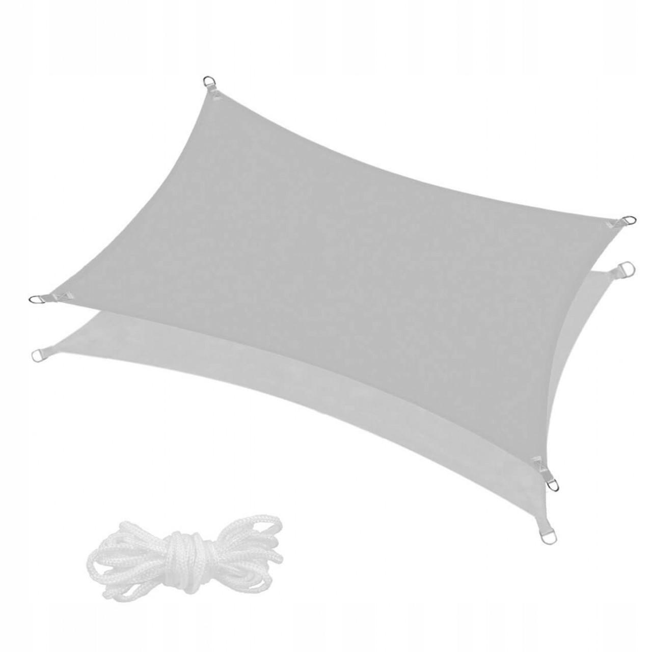 Тент-парус теневой Springos SN1046 4x3 м Grey