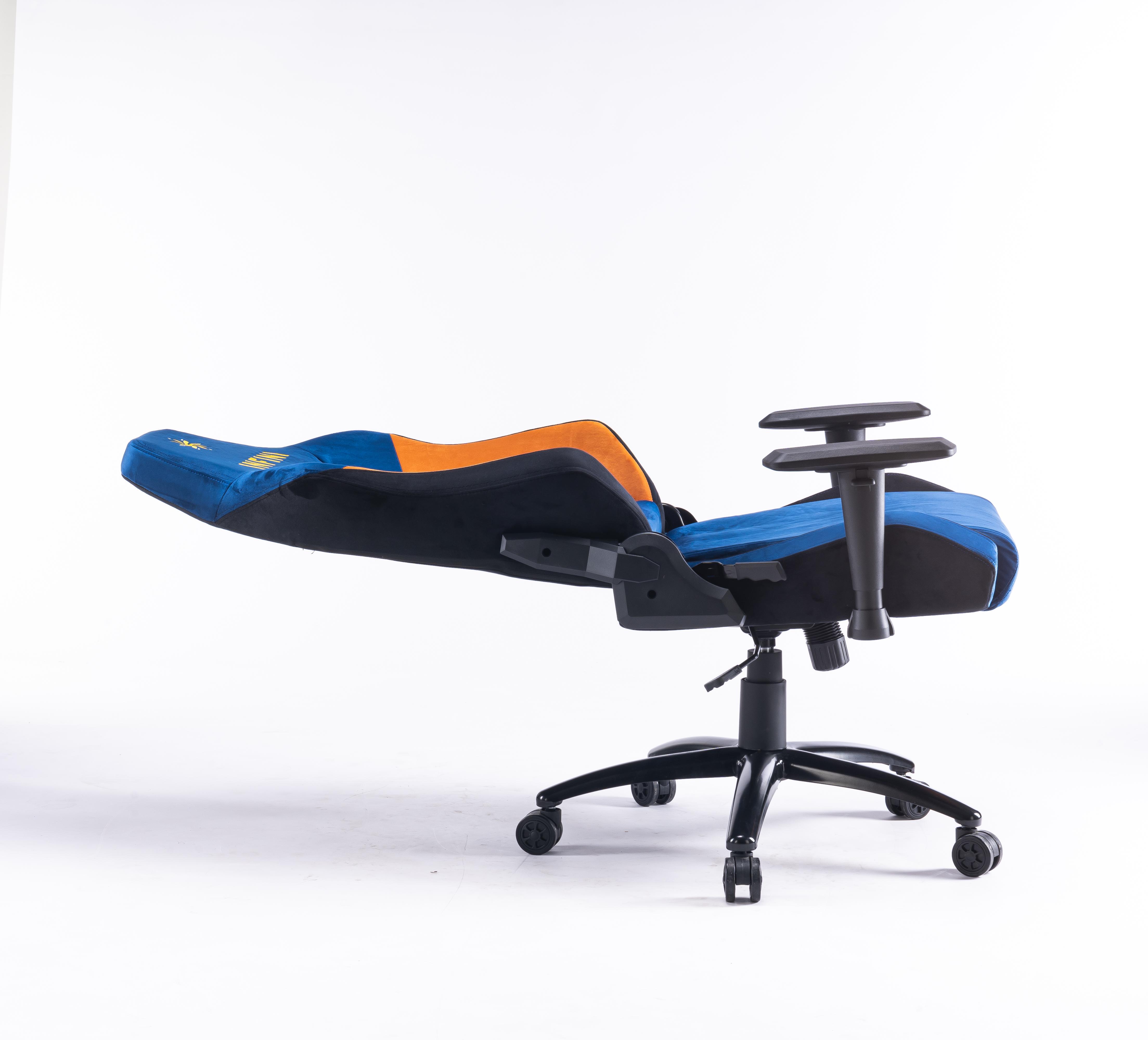 Комп'ютерне крісло із тканини Ergo System G20 Синьо-жовтий - фото 8
