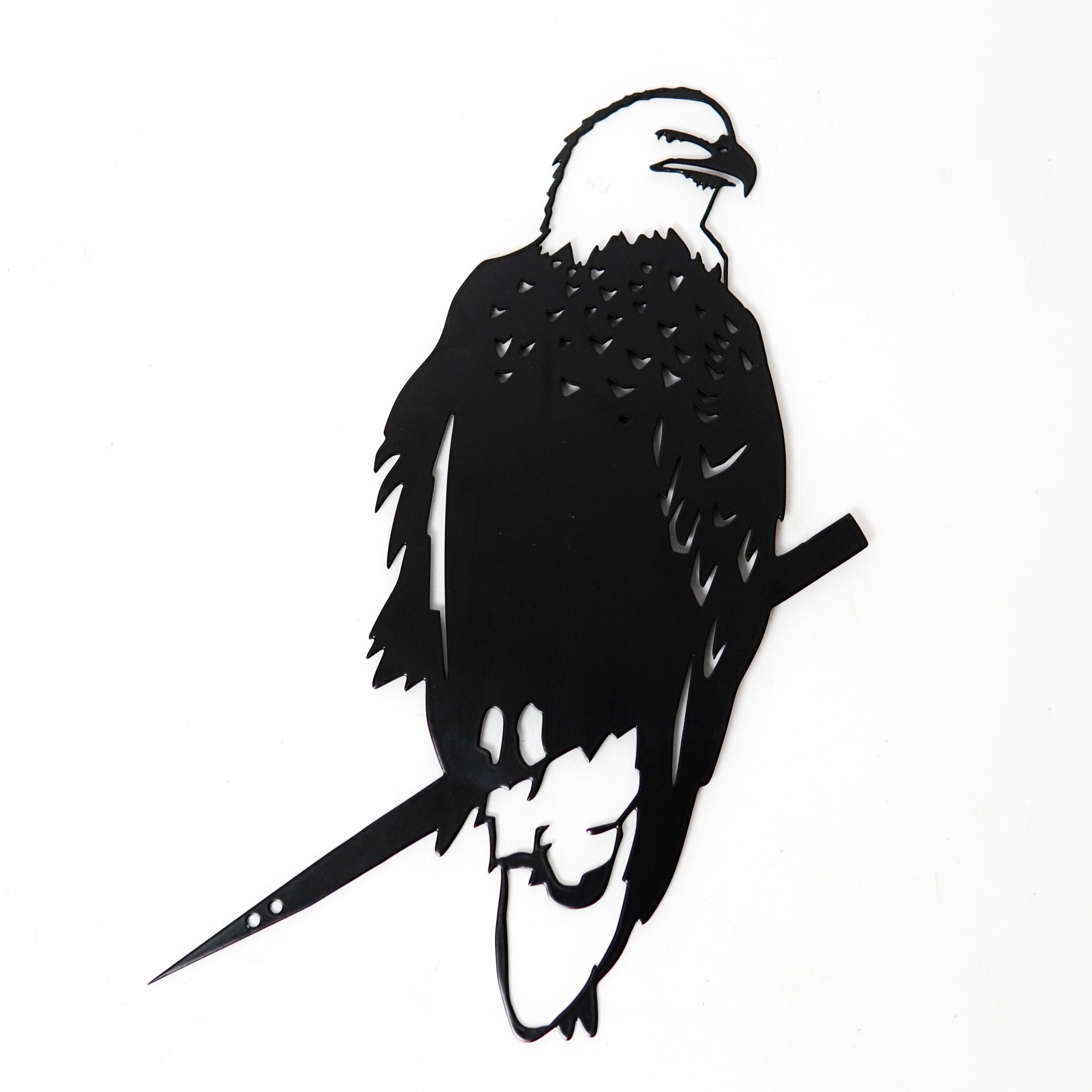 Садовая фигура Орел металлический для альтинки/террасы (DCR030)