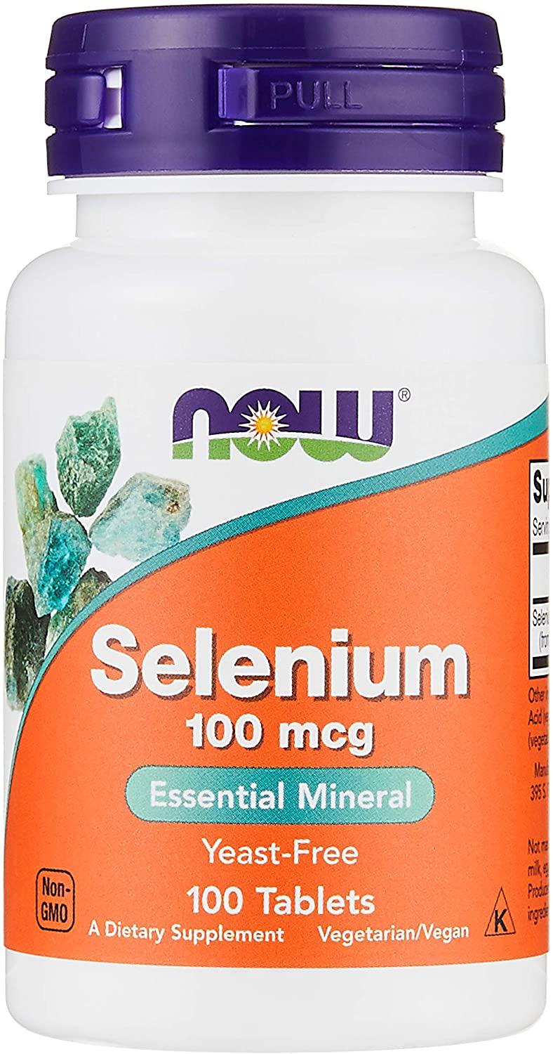 Селен Now Selenium 100 mcg 100 tabs
