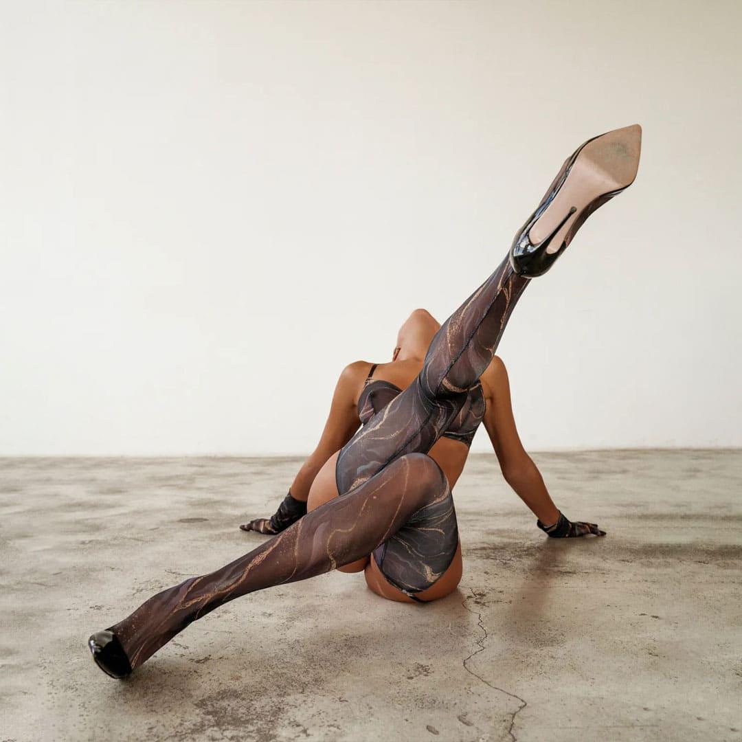 Комплект нижнего белья L Черный (98907) - фото 7 Комплект нижнего белья L Черный (98907) - фото 7