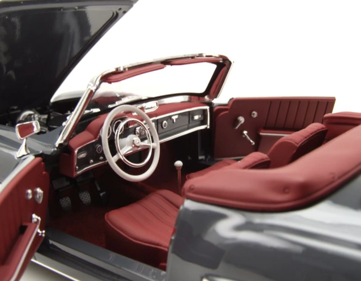 Модель автомобиля Norev 1:18 Mercedes-Benz 190 SL W121 Grey (183402) - фото 3