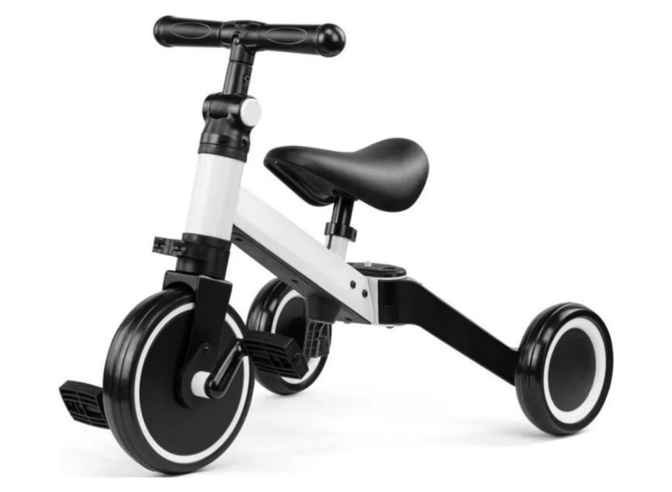 Велосипед трехколесный Cruiser с родительской ручкой 3в1 Белый