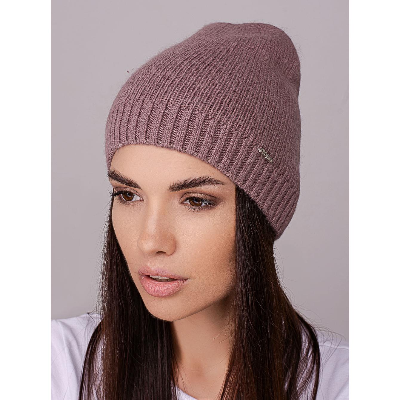 Шапка жіноча Leks ІНТРИГА кашемірова з додаванням ангори без відвороту одинарна one size Кавовий (215392) - фото 1 Шапка жіноча Leks ІНТРИГА кашемірова з додаванням ангори без відвороту одинарна one size Кавовий (215392) - фото 1