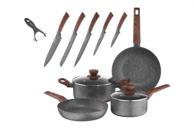 Набор посуды Ardesto Midori 12 предметов (AR1912CGS)