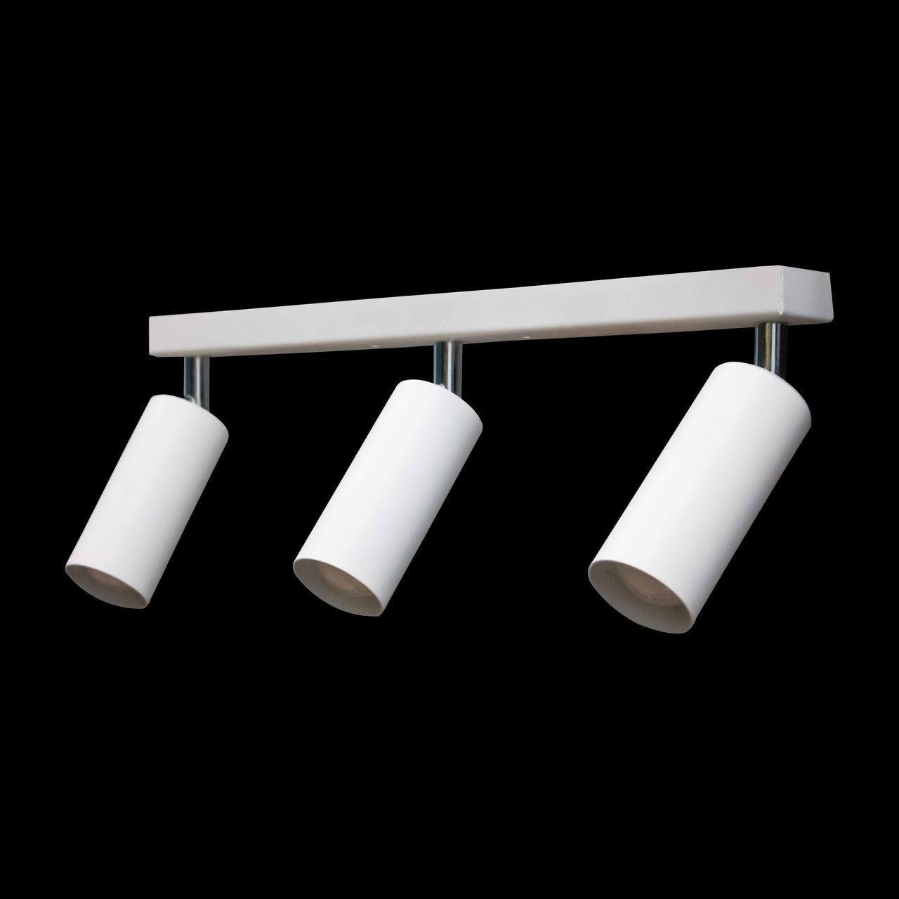 Светильник потолочный MSK Electric Tube под лампы Е27 с поворотным механизмом Белый (NL 1105-3 W) - фото 6