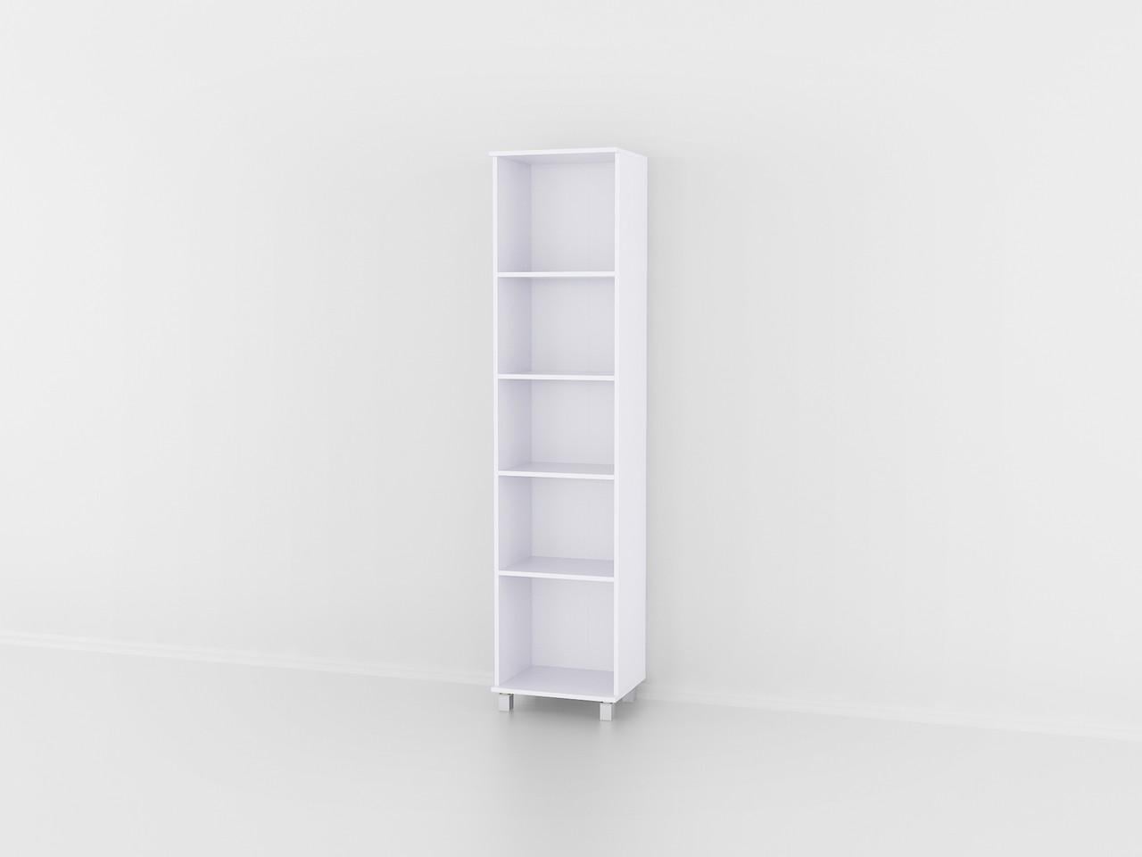 Полка для книг 450x1930x360 мм Белый