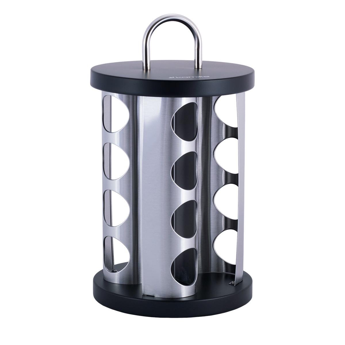 Набір ємностей Kamille Vizo для спецій на круглій підставці 16 шт. - фото 3 Набір ємностей Kamille Vizo для спецій на круглій підставці 16 шт. - фото 3