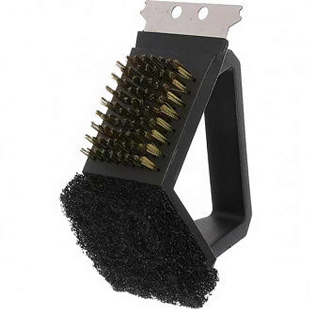 Щетка для чистки решетки гриля Набор 3в1 с пластиковой ручкой (26246217)