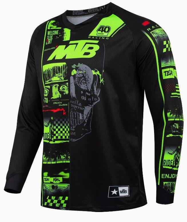 Кофта вело/мото MTB Racing с длинным рукавом L Кофта вело/мото MTB Racing с длинным рукавом L