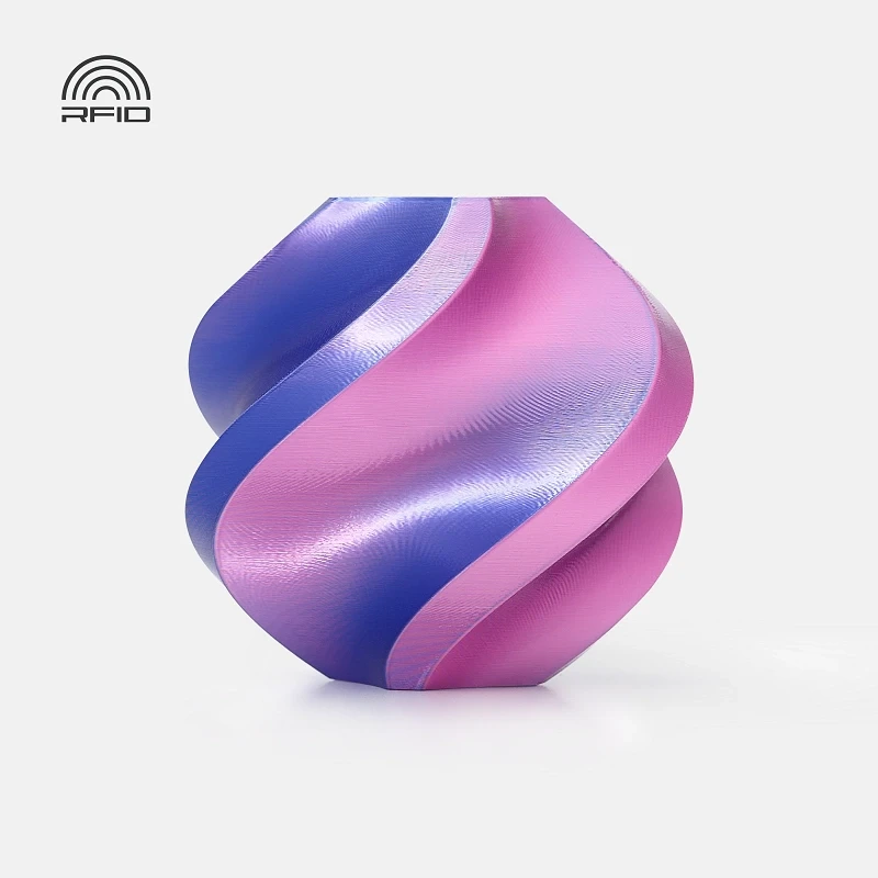 Пластик Bambu Lab PLA Silk с RFID меткой и катушкой Neon City (13903) Пластик Bambu Lab PLA Silk с RFID меткой и катушкой Neon City (13903)