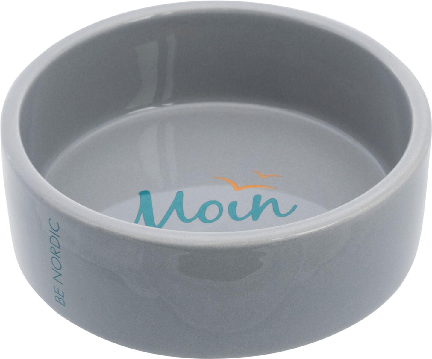 Миска для собак Trixie BE NORDIC Moin керамическая 1,4 л d 20 см Серый (4011905243559)