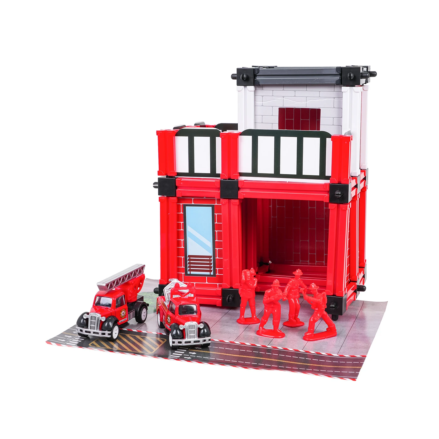 Дитячий ігровий набір Ramiz WF253-1A Пожежна станція з аксесуарами (449121) Дитячий ігровий набір Ramiz WF253-1A Пожежна станція з аксесуарами (449121)