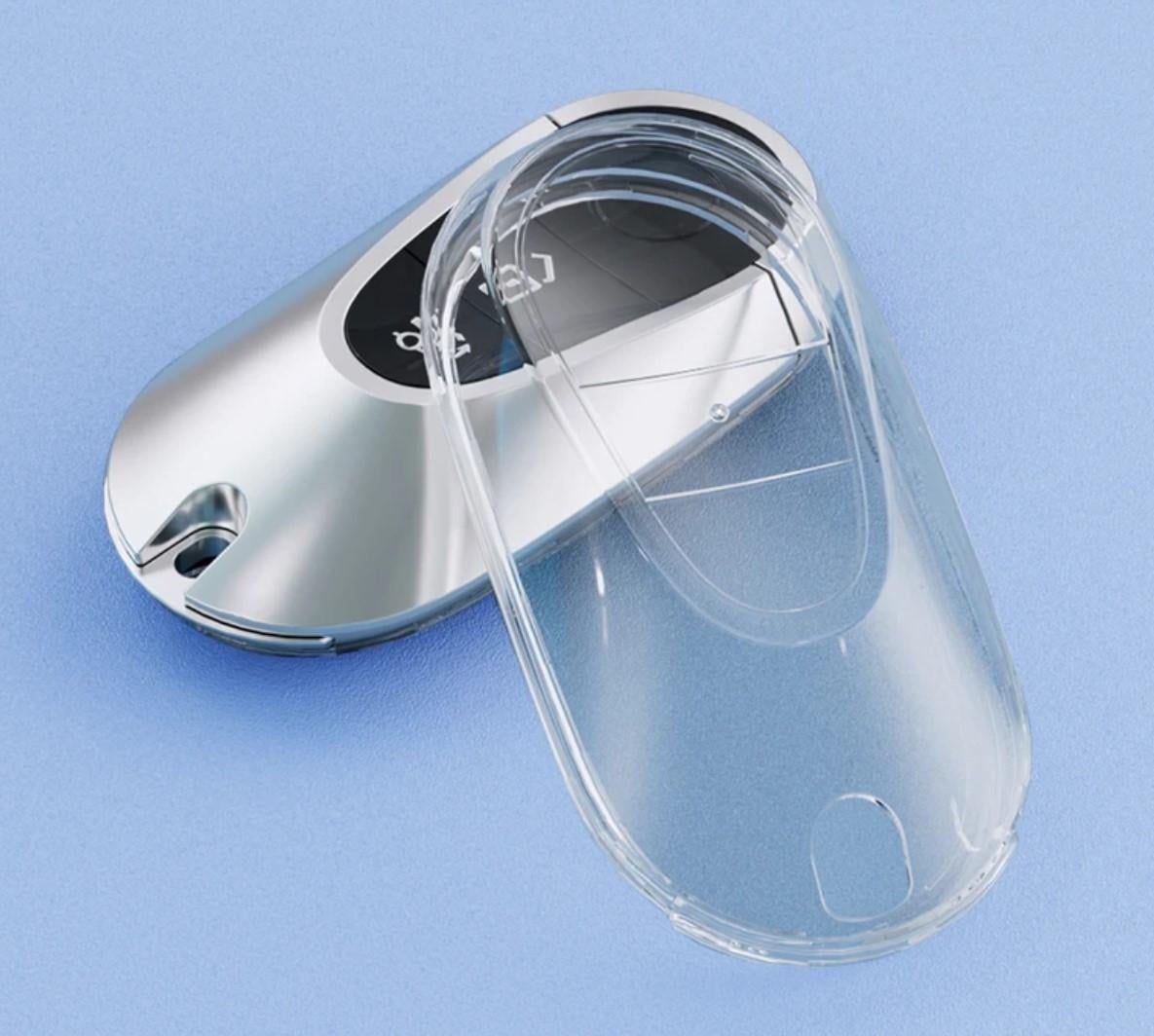 Чехол SIL01 для смарт-ключа Mercedes Benz 2022 Eqe Suv X294 C S Class W206 W223 S350 C260 C300 S400 S450 S500 Series Clear