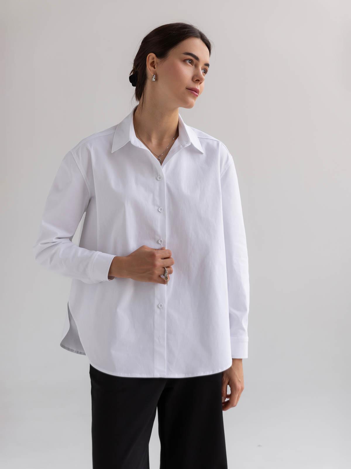 Сорочка жіноча котонова FROMUS M Білий (9507-1) - фото 2