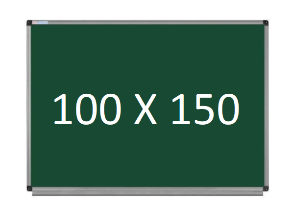 Дошка магнітно-крейдова UkrBoards в алюмінієвій рамі шкільна одноповерхня 100х150 см Зелений (UB100x150G) - фото 2