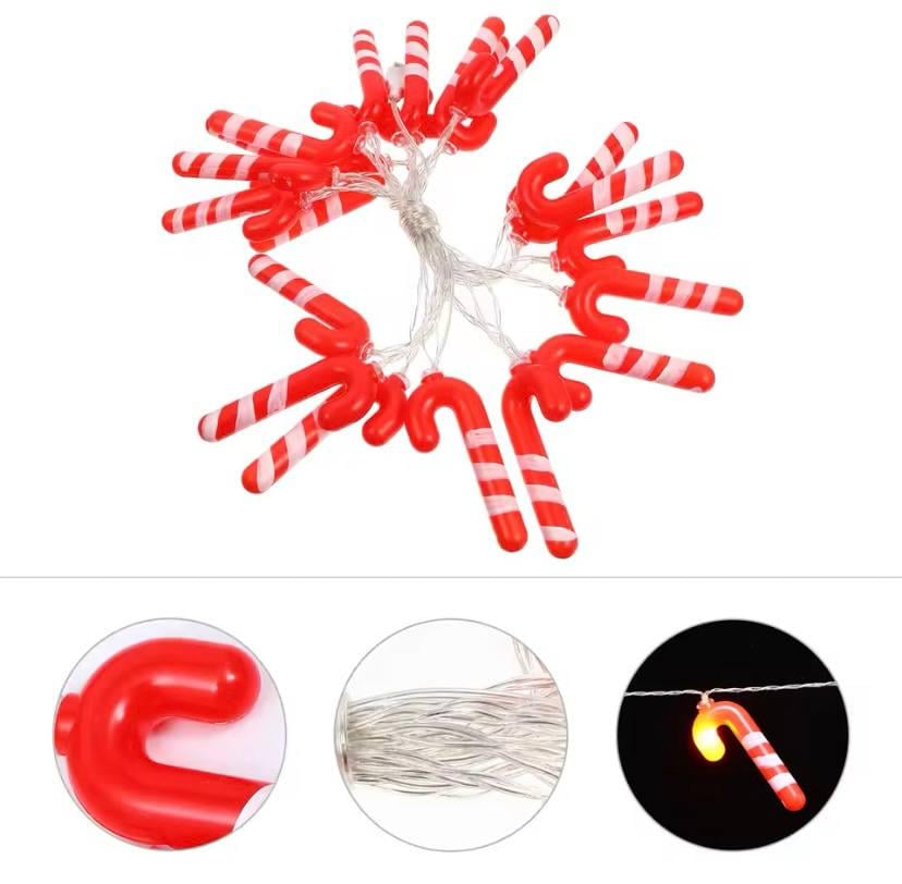 Гирлянда Рождественские леденцы от USB 3 м (004525a7) - фото 2 Гирлянда Рождественские леденцы от USB 3 м (004525a7) - фото 2