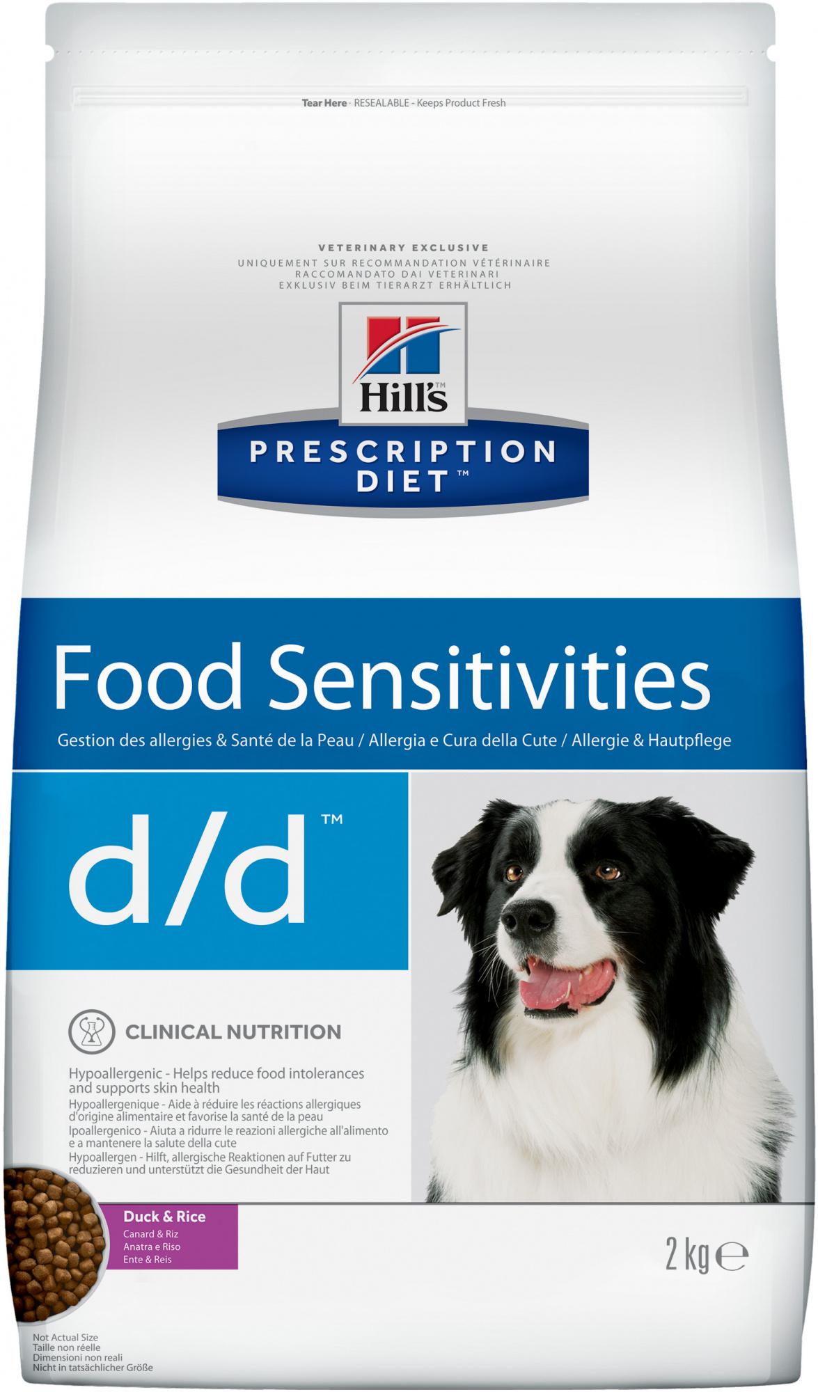 Корм лечебный для собак Hill's Prescription Diet D/D Food Sensitivities Утка и рис 2 кг (28361)