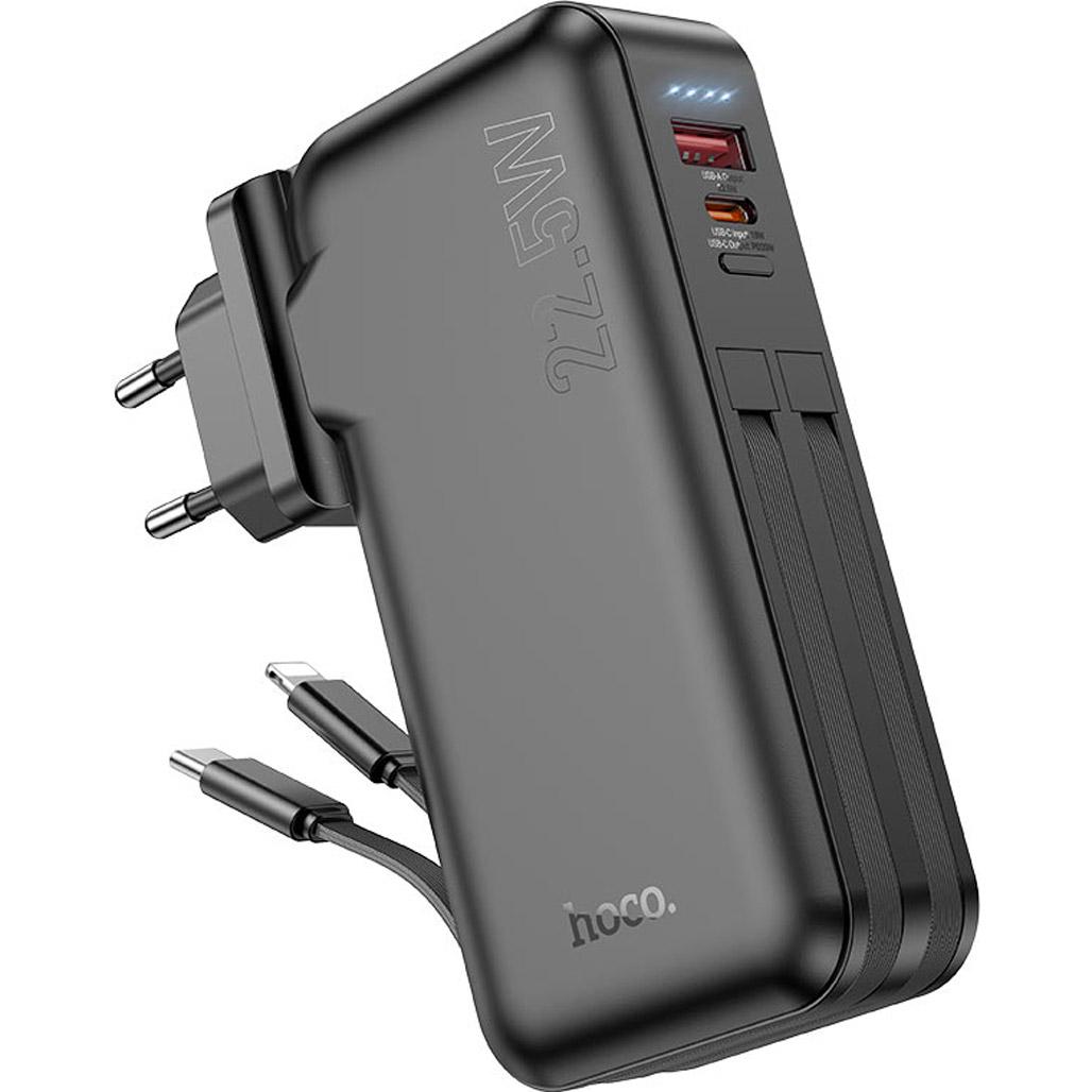 Зовнішній акумулятор Hoco J126 Travel 10000 mAh 22,5W Black (615723)