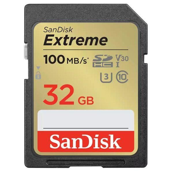 Карта памяти SDHC SanDisk Extreme 32 Gb class 10 90 Mb/s