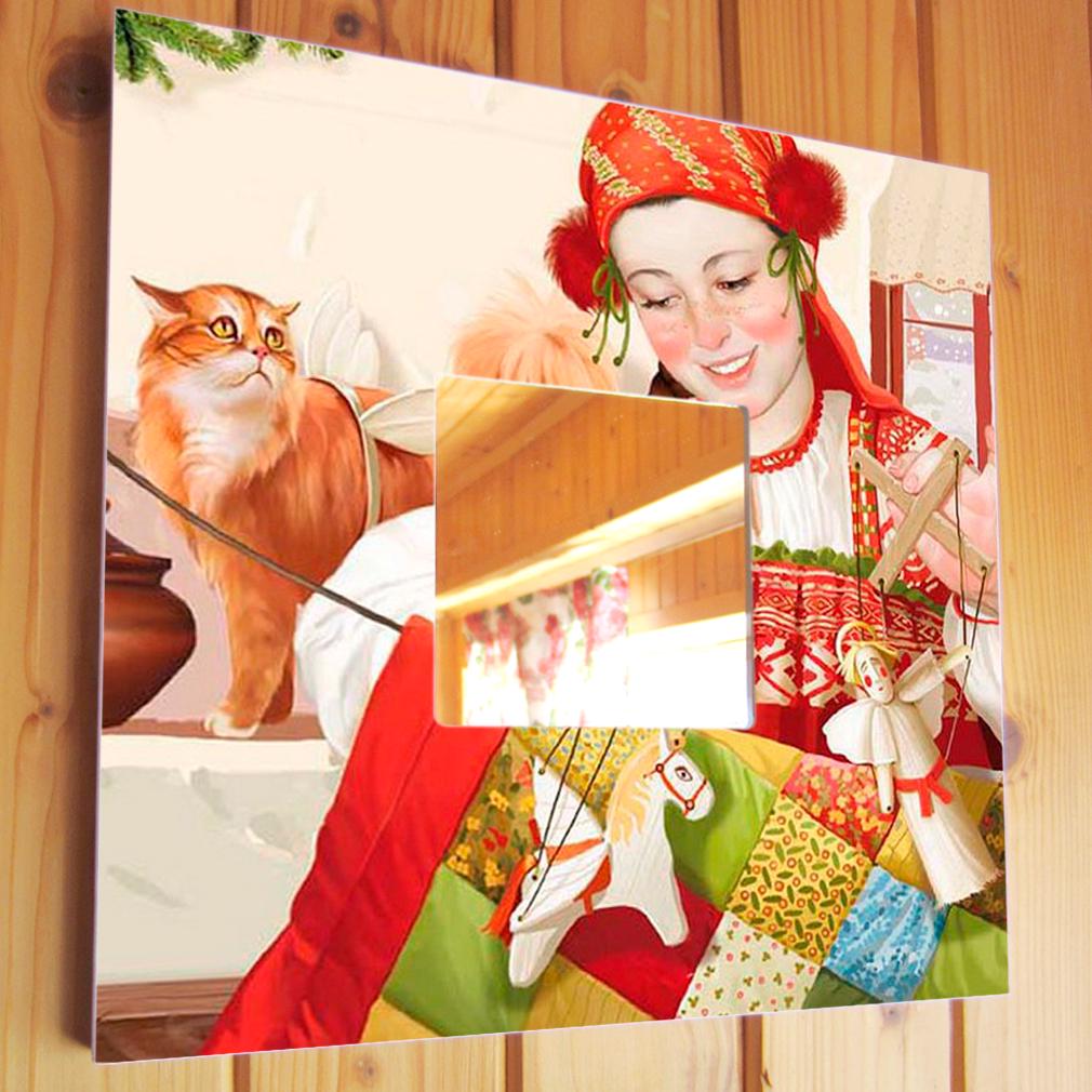 Зеркало декоративное Рукодельница 260х260 мм (M00185)