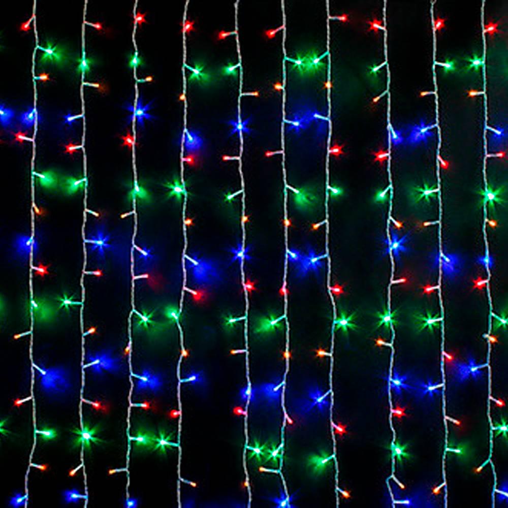 Гірлянда 240 LED Водоспад прозора ізоляція 2х2 м Red/Green/Blue/Yellow (28886) Гірлянда 240 LED Водоспад прозора ізоляція 2х2 м Red/Green/Blue/Yellow (28886)