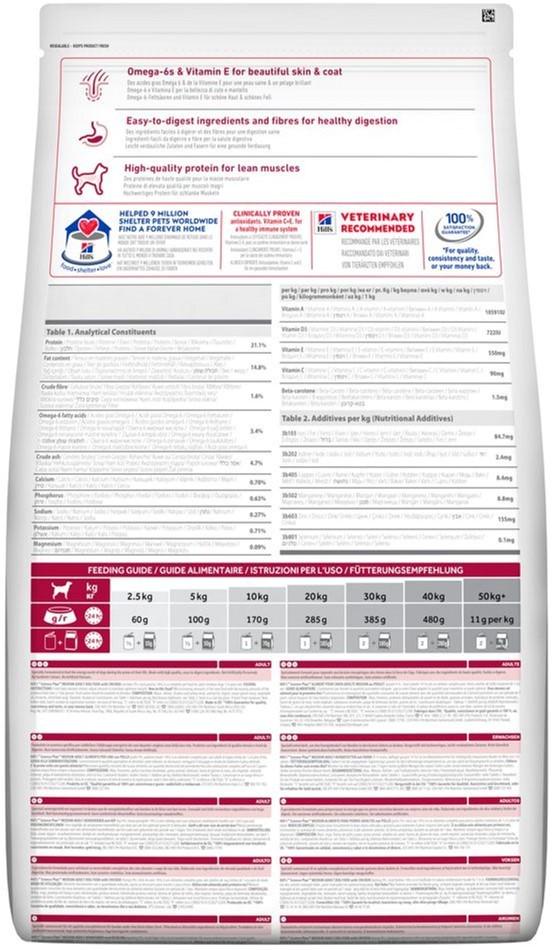 Сухой корм Hill's Science Plan Medium Chicken для взрослых собак средних пород с Курицей 14 кг (052742025742) - фото 2