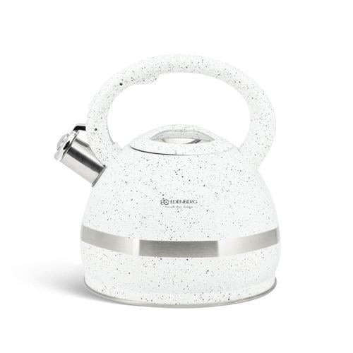 Чайник со свистком Edenberg EB-2475 с мраморным покрытием и турбо индукционным капсульным дном 3 л (EB-2475) - фото 3 Чайник со свистком Edenberg EB-2475 с мраморным покрытием и турбо индукционным капсульным дном 3 л (EB-2475) - фото 3