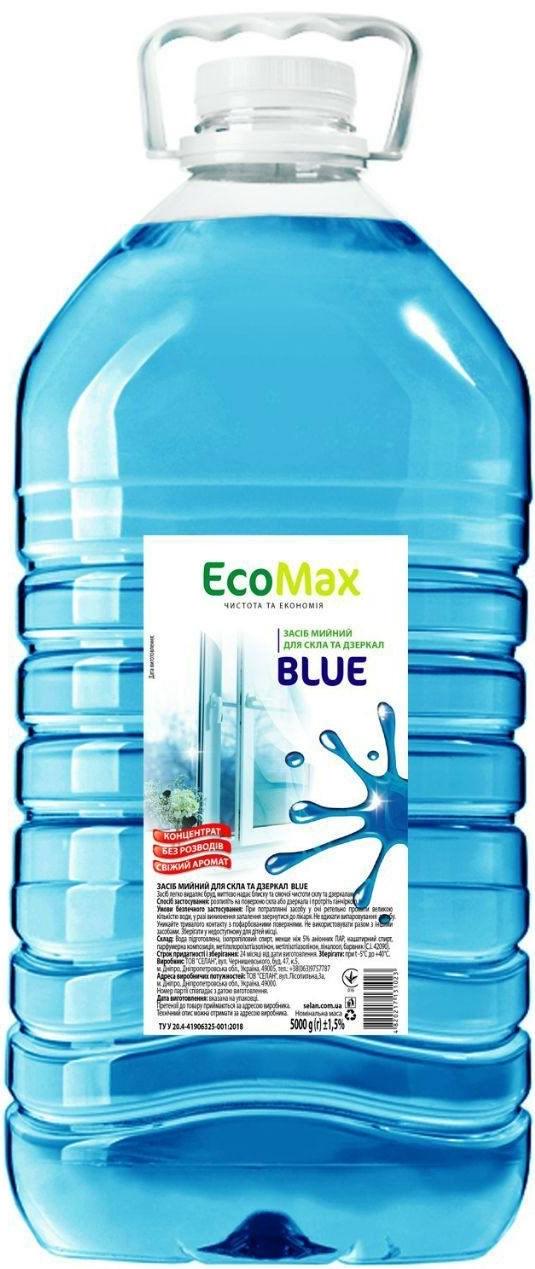 Засіб для миття скла EcoMax 5000 мл Blue (18122)