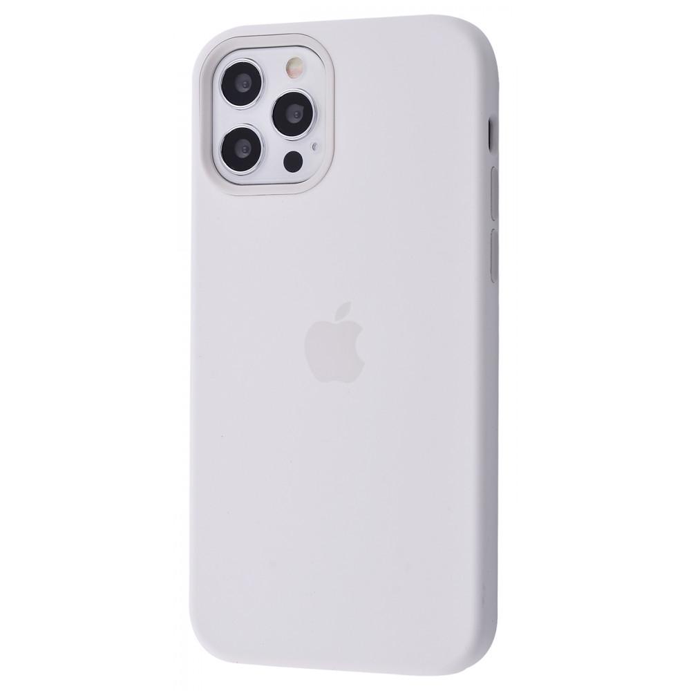 Чохол PRC Silicone Case with MagSafe для iPhone 12/12 Pro White