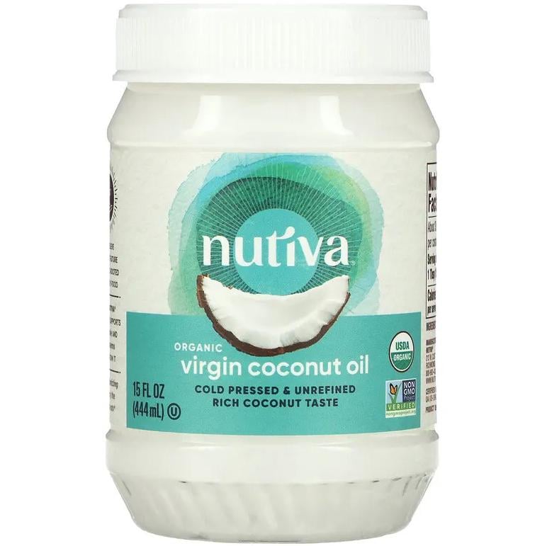 Кокосова олія Nutiva Coconut Oil Virgin першого холодного віджиму 444 мл (872967690)