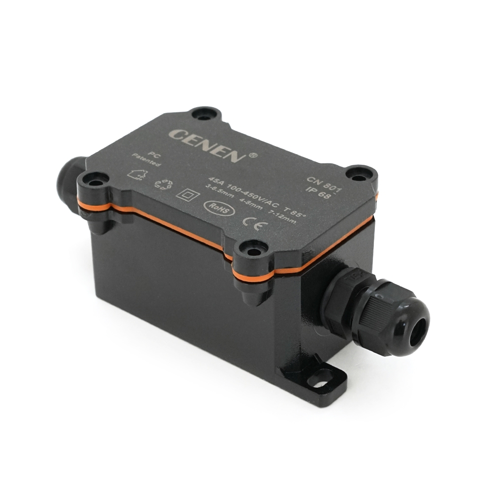 Распределительная коробка герметичная CN801 2 PG7 3 1 4 контакта влагозащищенный IP68 65 мм (YUT_V828)