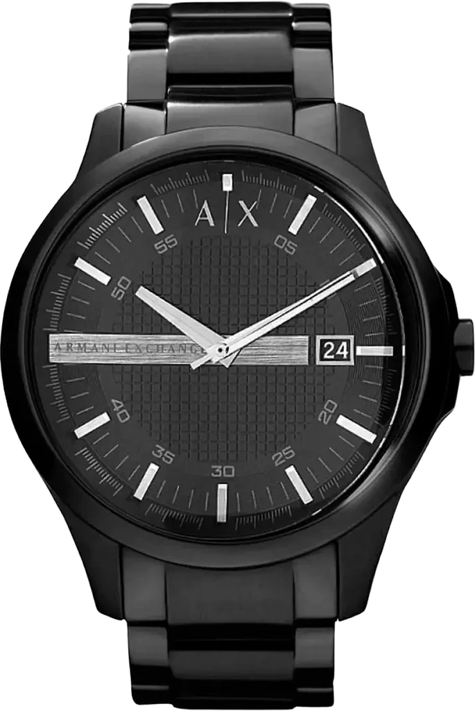 Наручний годинник чоловічий Armani Exchange Hampton AX2104 Чорний