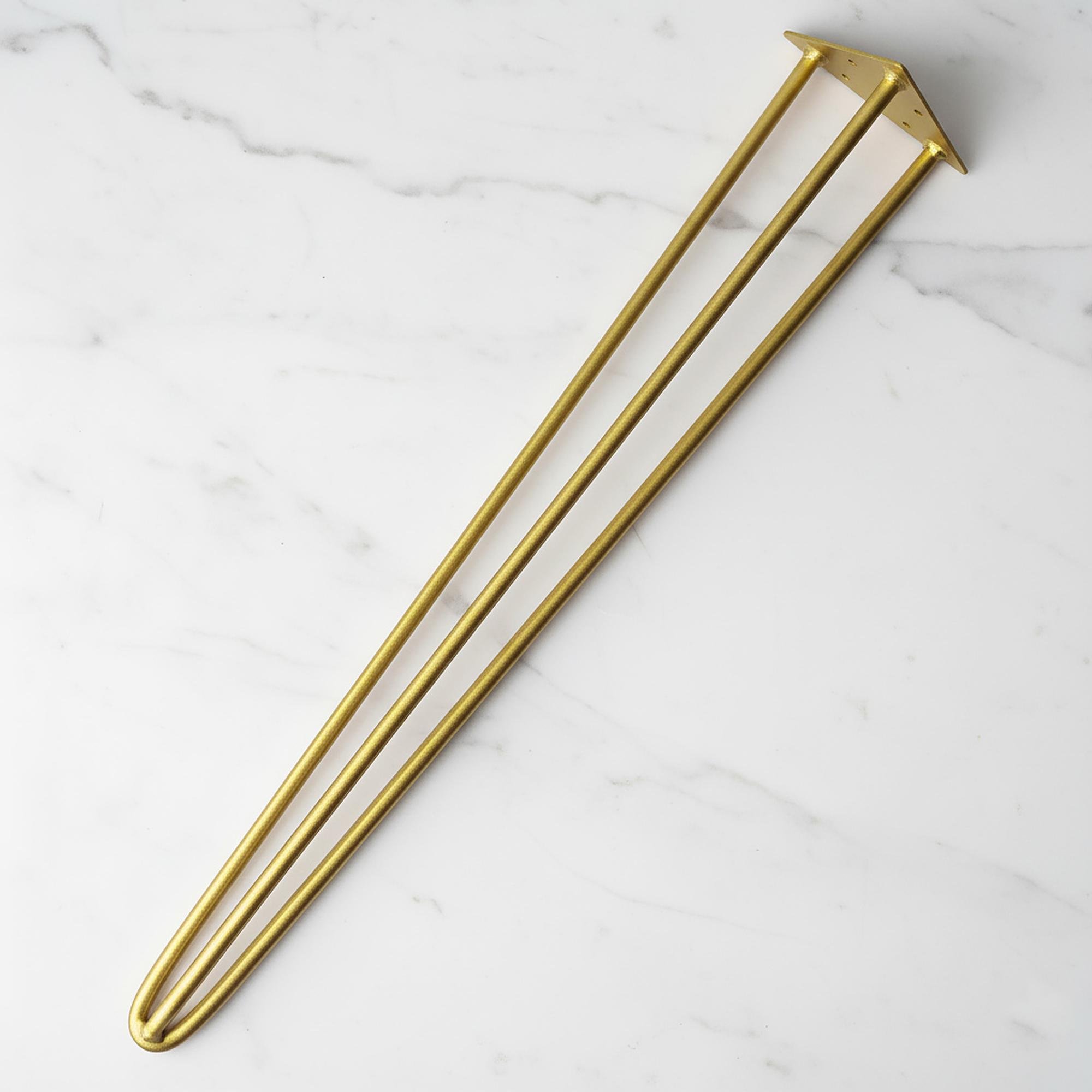 Ножка-шпилька для стола из металла 730 мм Золотой (1113) Ножка-шпилька для стола из металла 730 мм Золотой (1113)