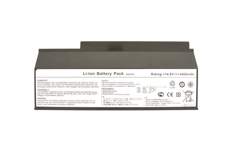 Аккумуляторная батарея для ноутбука Asus A42-G73 14,8V 5200 mAhr (col79009518)