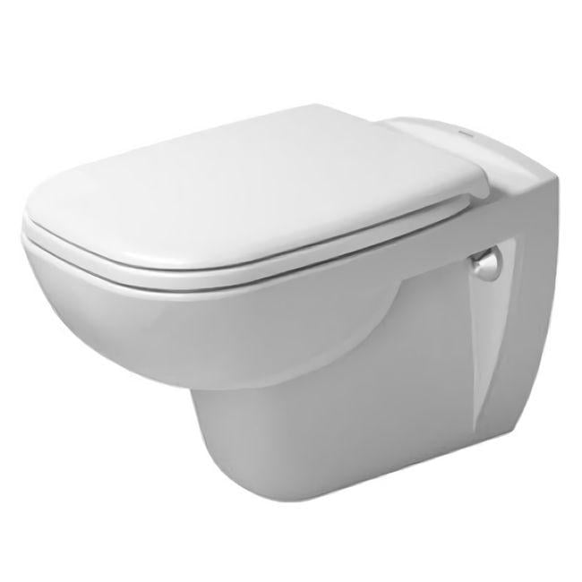 Унитаз подвесной DURAVIT D-CODE 45700900A1 безободковый с сиденьем с микролифтом (73364)