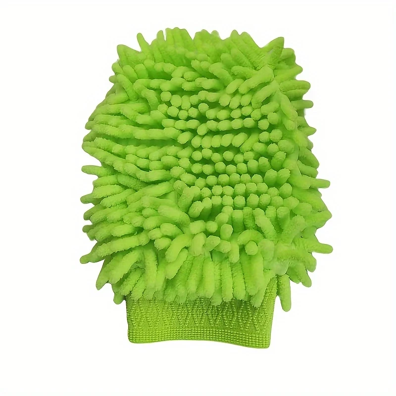 Перчатка из микрофибры для мытья и уборки автомобиля Салатовый (5970) Перчатка из микрофибры для мытья и уборки автомобиля Салатовый (5970)